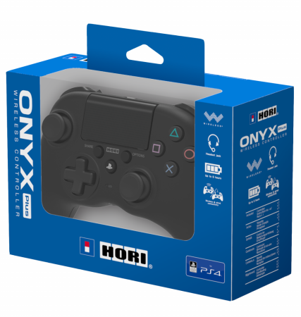  Геймпад беспроводной Onyx Plus HORI (Черный) (PS4-149E) (PC/PS4) 